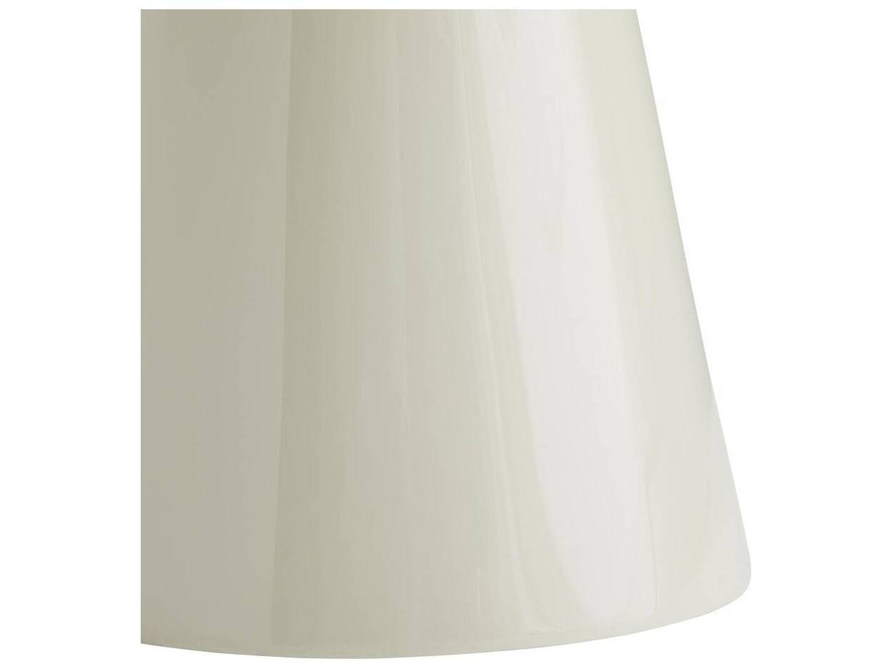 Arteriors Home Round Fiberglass Ivory Vlad End Table