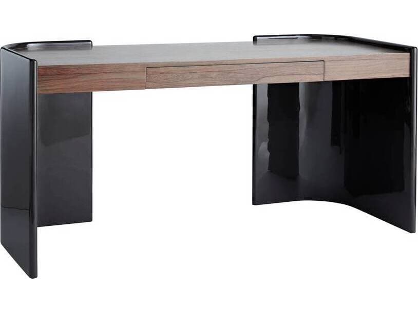 Arteriors Home Chateau Gray Charcoal Black Writing Desk Parnell