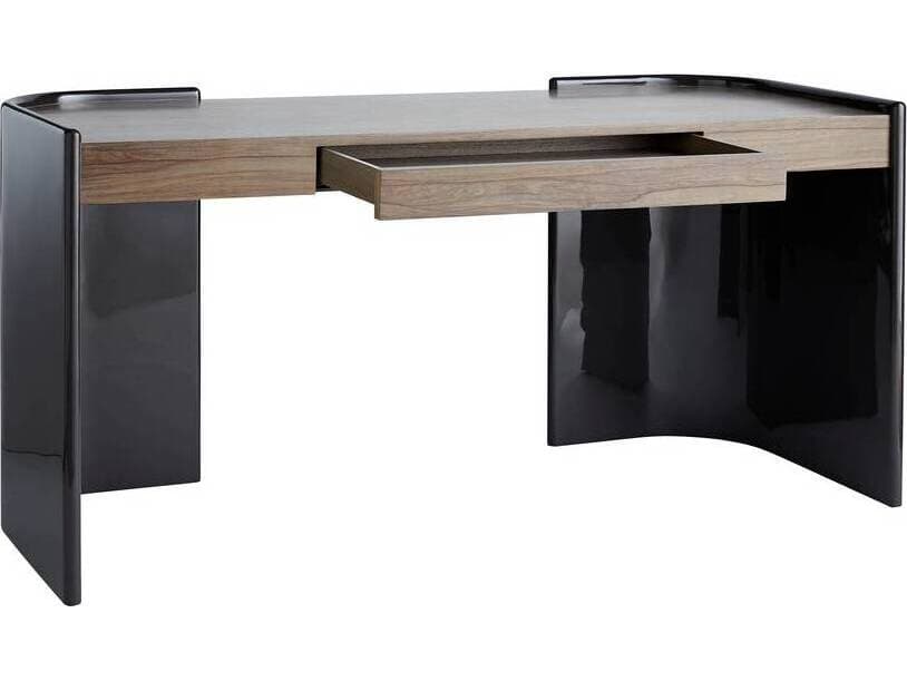 Arteriors Home Chateau Gray Charcoal Black Writing Desk Parnell