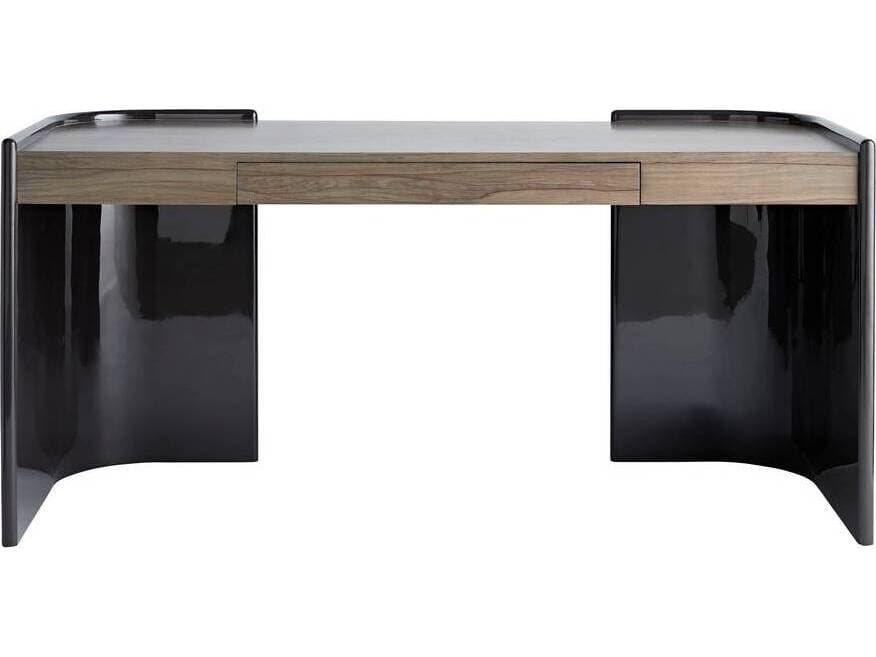 Arteriors Home Chateau Gray Charcoal Black Writing Desk Parnell