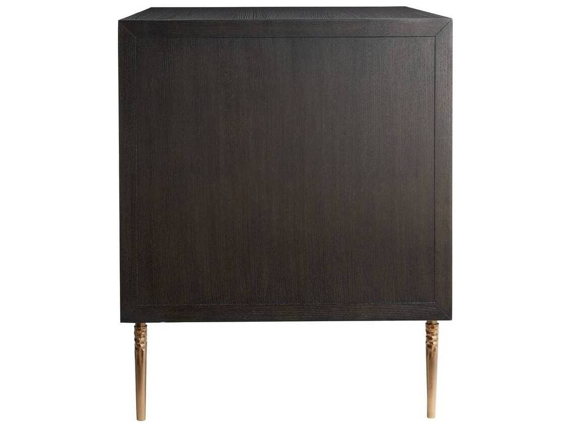 Arteriors Home Brown Oak Wood Jonathan Nightstand