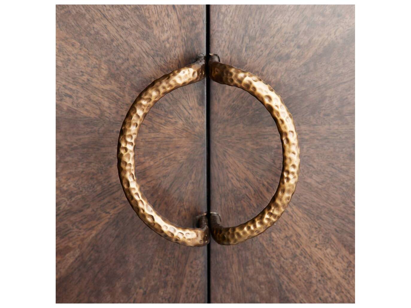 Arteriors Home Brown Oak Wood Jonathan Nightstand