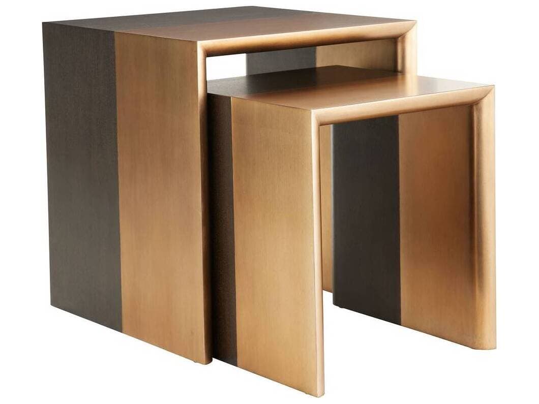 Arteriors Home Rectangular Wood Sable Kiersten End Table