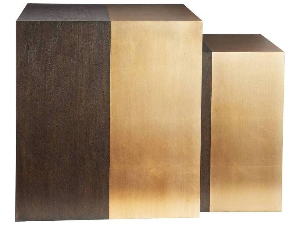 Arteriors Home Rectangular Wood Sable Kiersten End Table