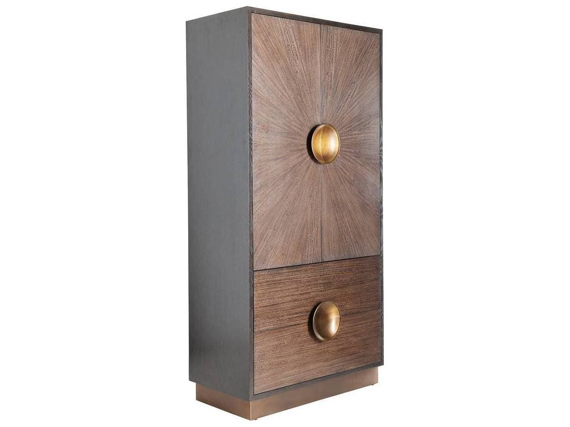 Arteriors Home John Sable Brown Oak Wood Accent Chest