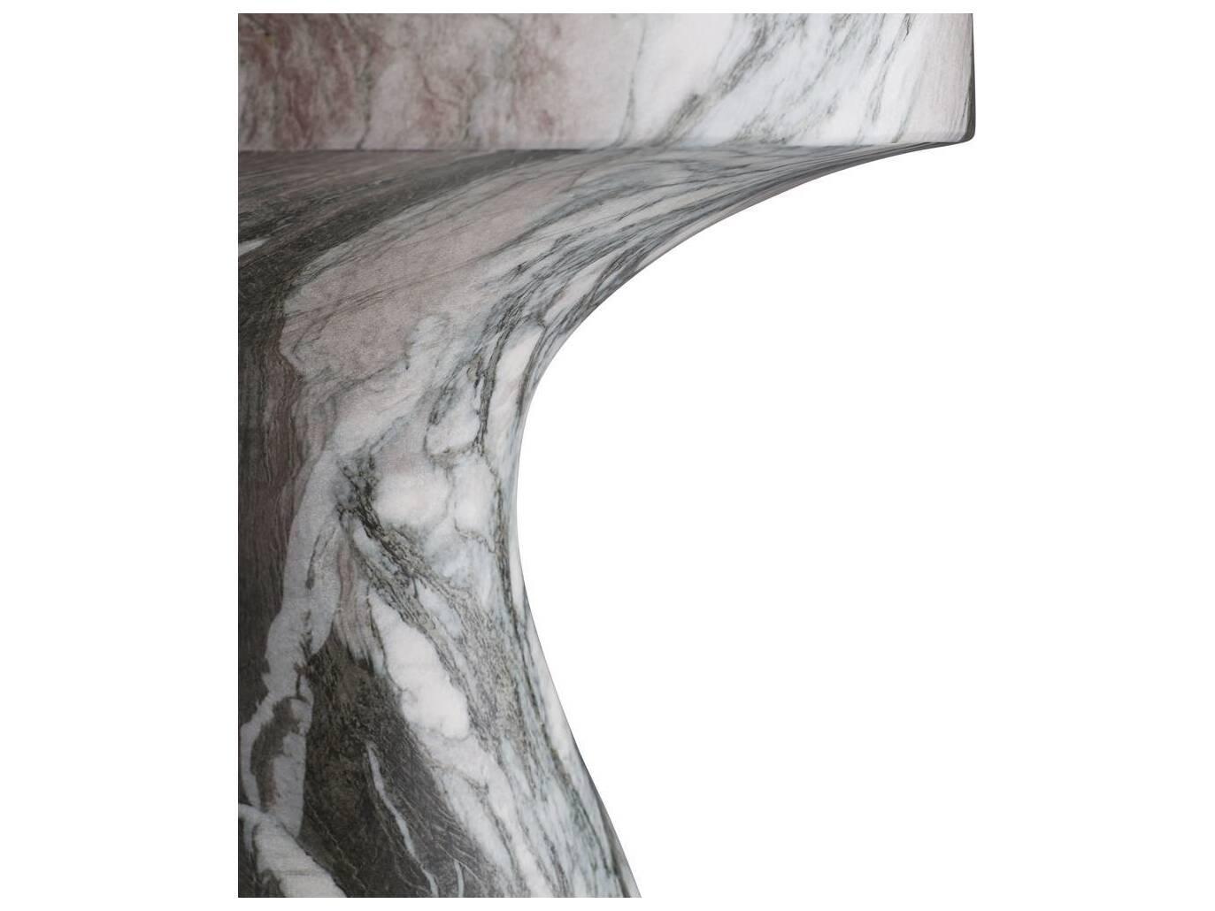 Arteriors Home Serafina Round Verde Faux Marble End Table