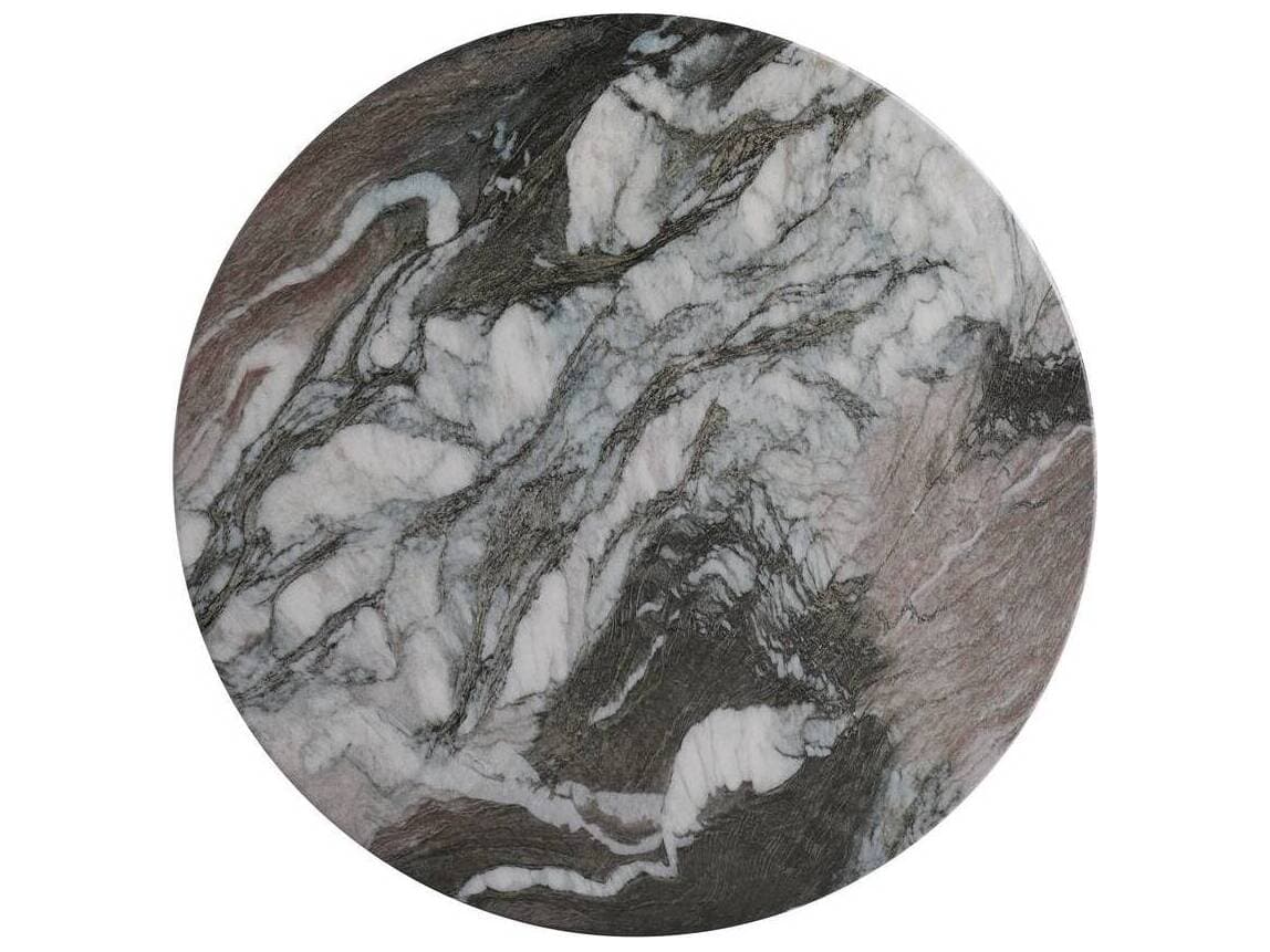 Arteriors Home Serafina Round Verde Faux Marble End Table