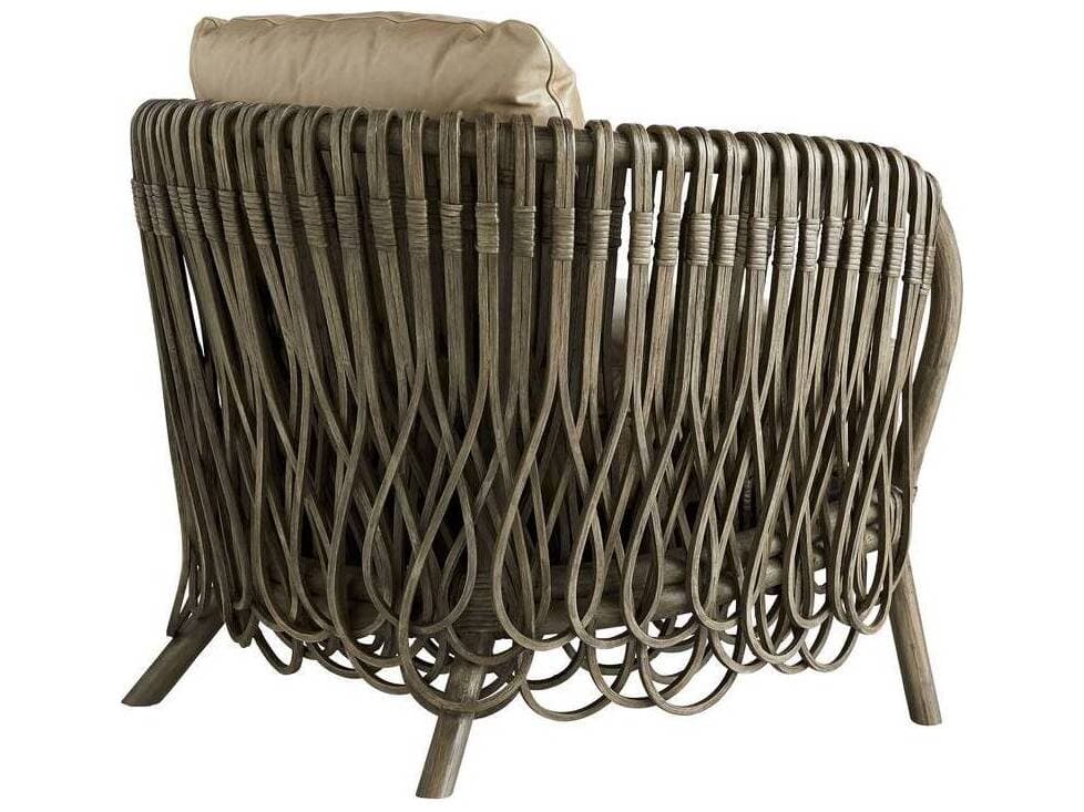 Arteriors Home Strata Beige Leather Accent Chair