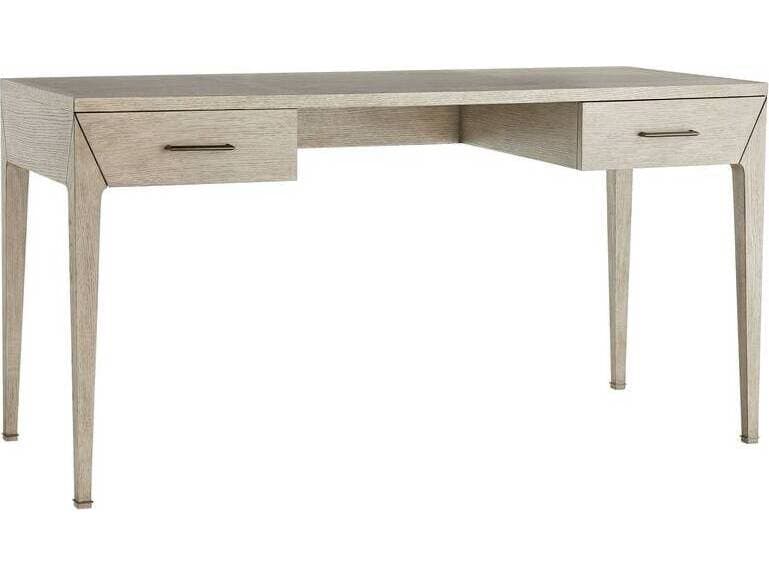 Arteriors Home Smoke Beige Oak Wood Secretary Desk Dublin