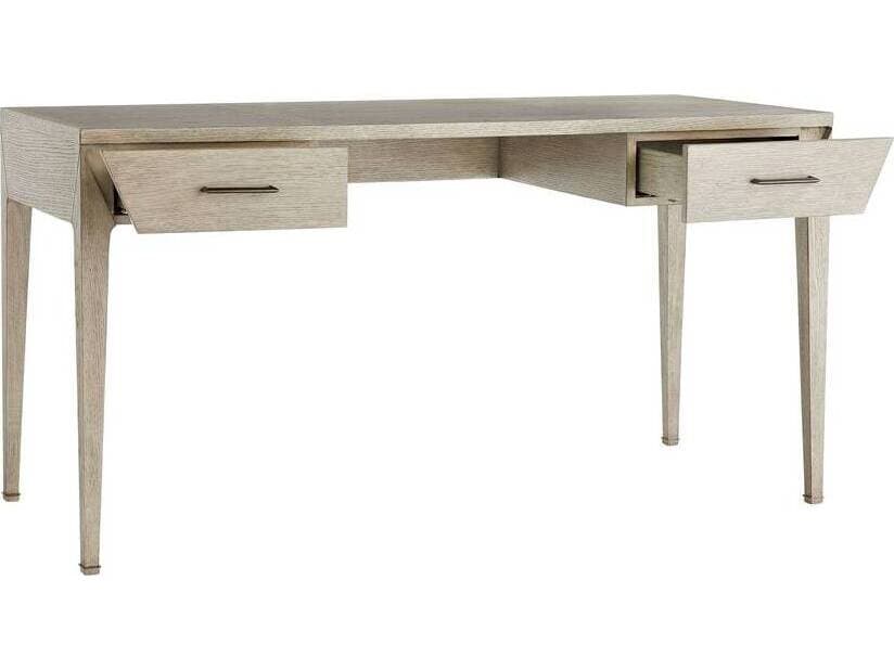 Arteriors Home Smoke Beige Oak Wood Secretary Desk Dublin