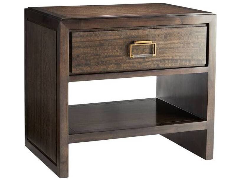 Arteriors Home 1-Drawer Brown Ethan Nightstand