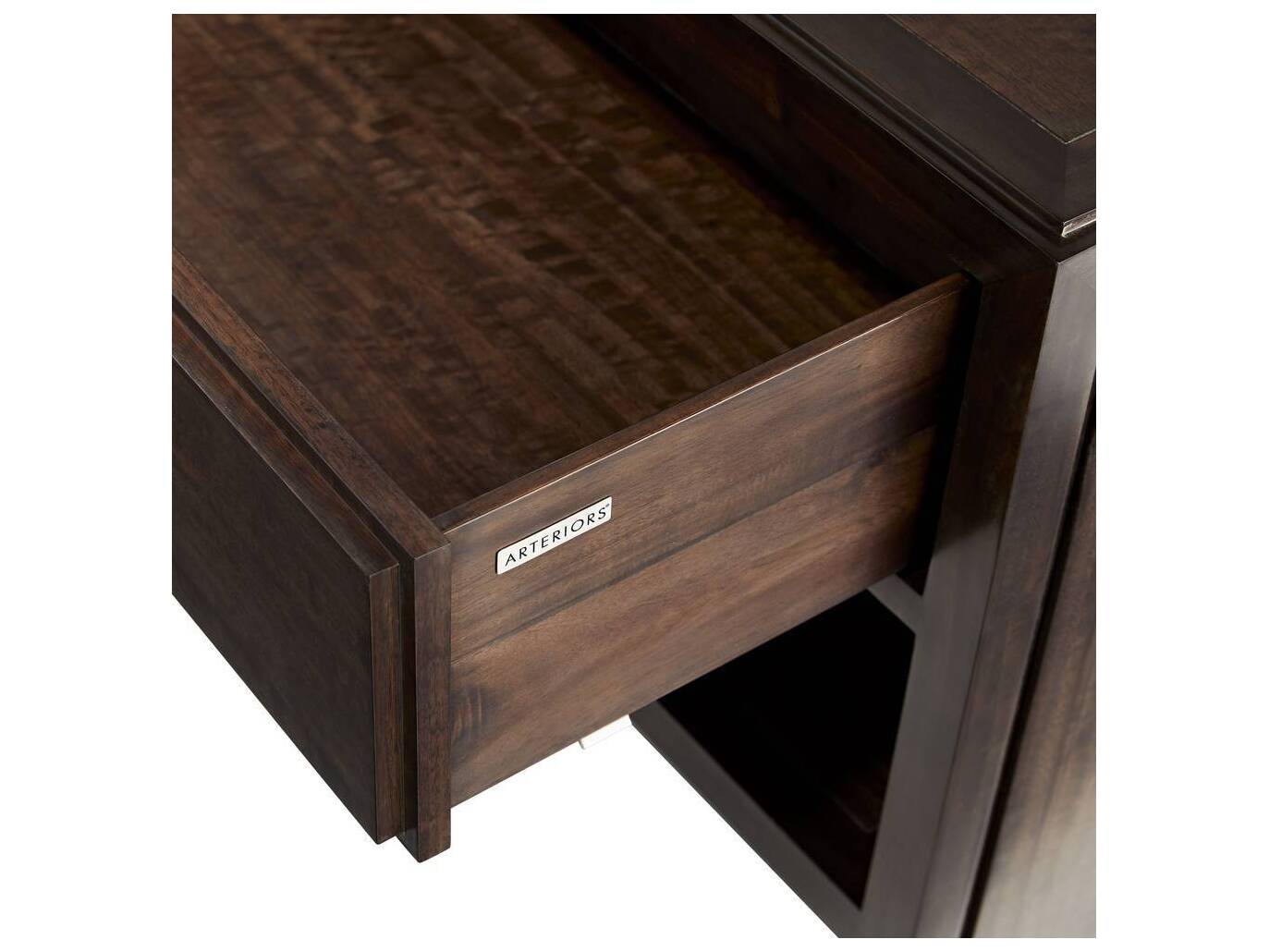 Arteriors Home 1-Drawer Brown Ethan Nightstand