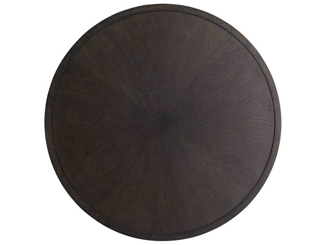Arteriors Home Round Wood Umber Mahoun End Table