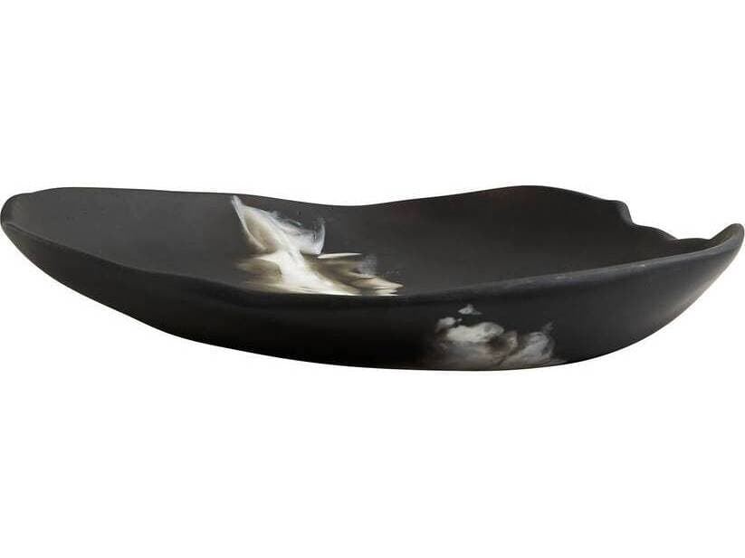 Arteriors Home Hollie Black White Serving Tray Set of 2