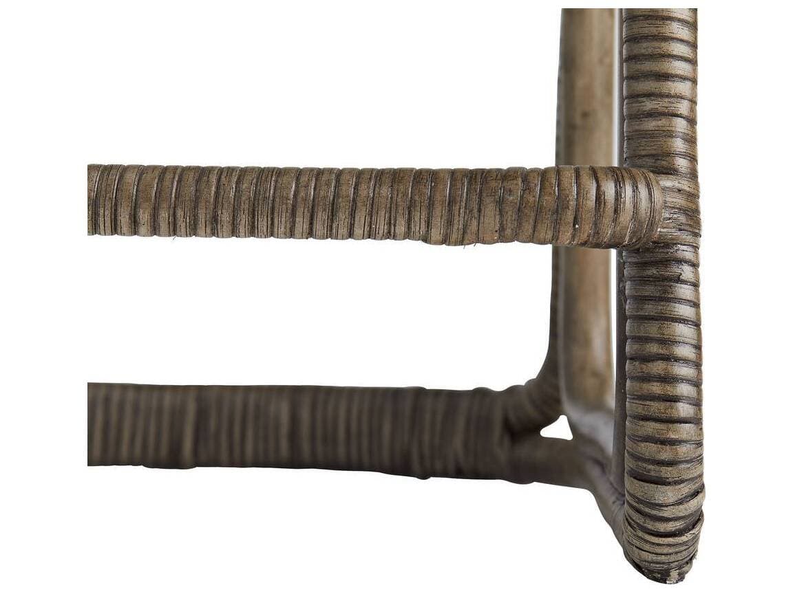 Arteriors Home Moth Gray Rattan Counter Stool Harrington