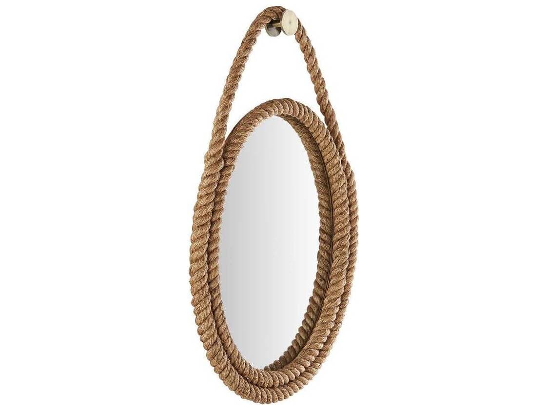 Arteriors Home Iberis Natural Oval Wall Mirror