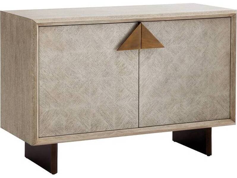 Arteriors Home Naomi Smoke Beige Oak Wood Accent Chest
