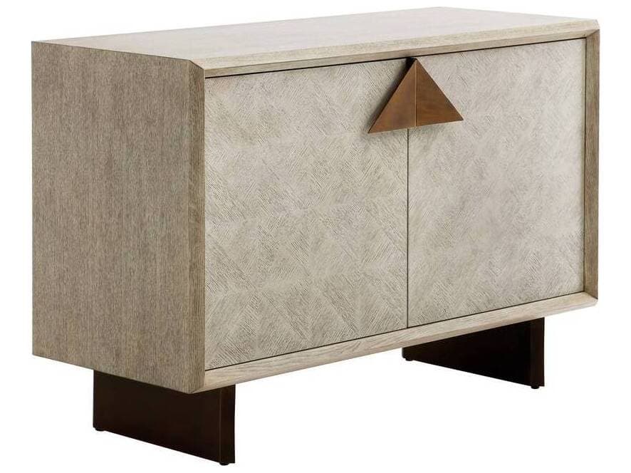 Arteriors Home Naomi Smoke Beige Oak Wood Accent Chest