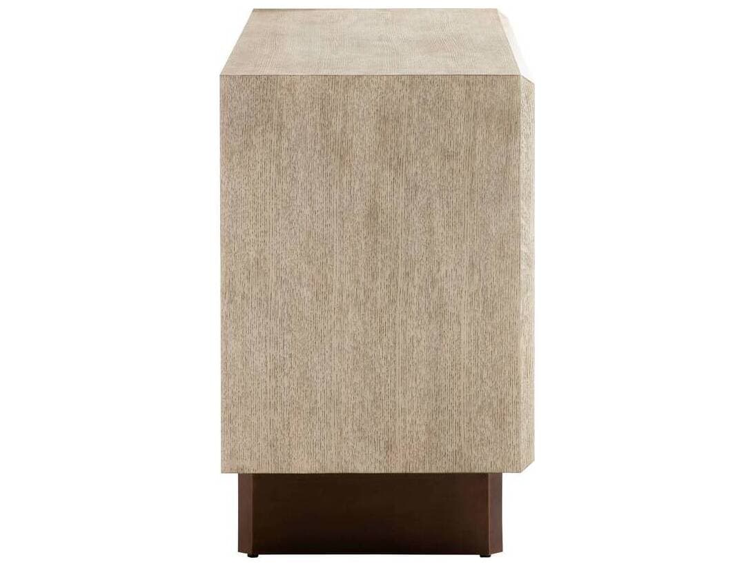 Arteriors Home Naomi Smoke Beige Oak Wood Accent Chest