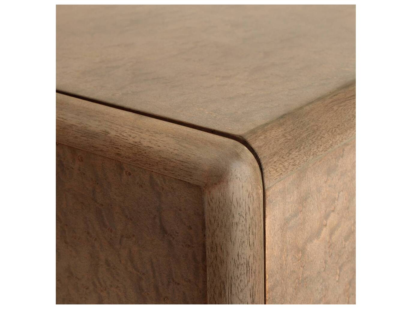 Arteriors Home Norm Rectangular Wood Armor Burl Console Table