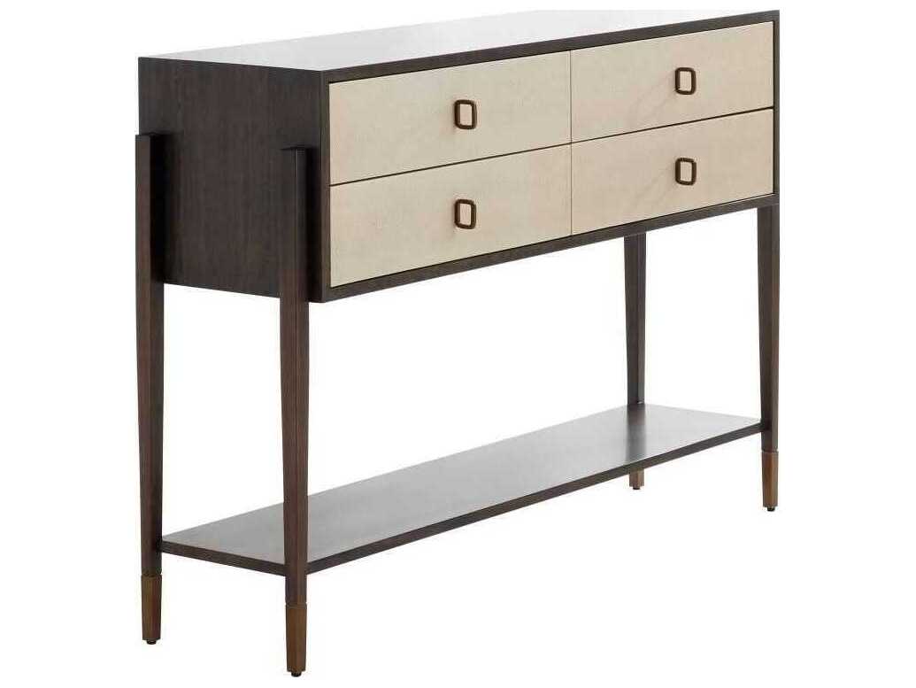 Arteriors Home Nora Rectangular Wood Brindle Console Table