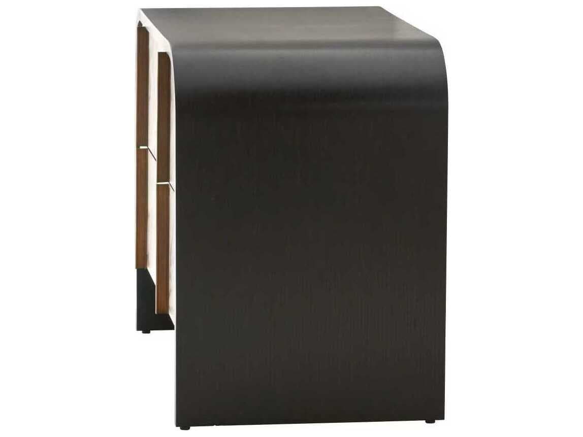 Arteriors Home Moira Rectangular Wood Ebony Cloud End Table