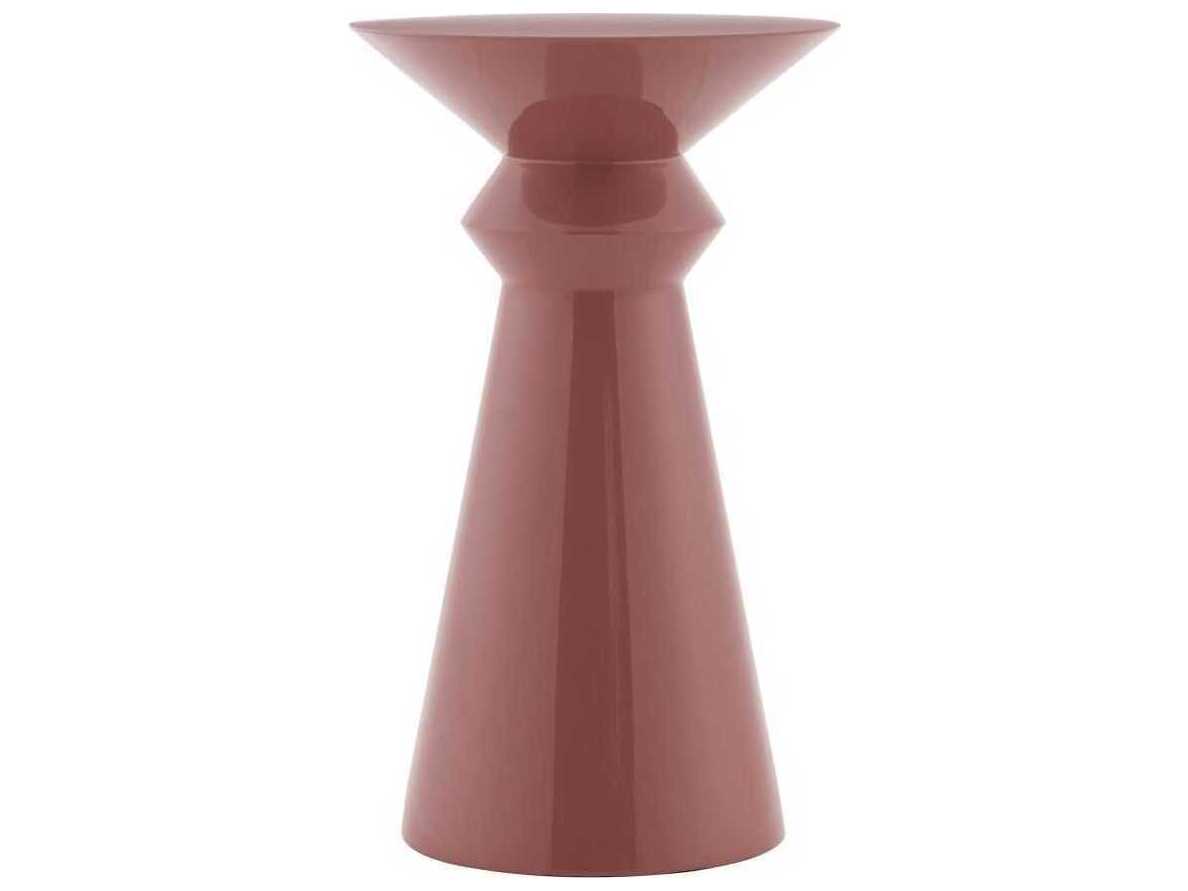 Arteriors Home Vlad Round Fiberglass Clay End Table