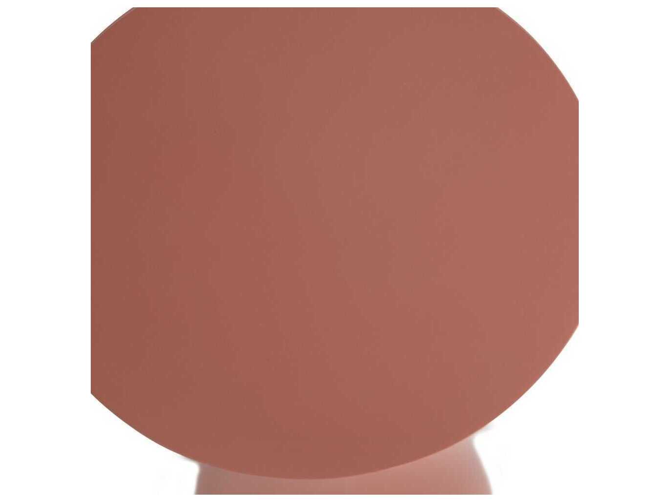 Arteriors Home Vlad Round Fiberglass Clay End Table