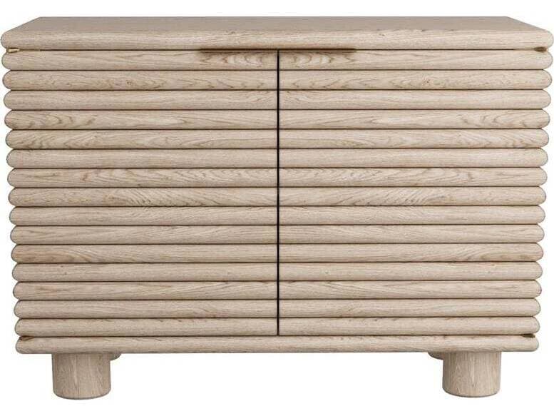 Arteriors Home Seine Smoke Gray Oak Wood Accent Chest