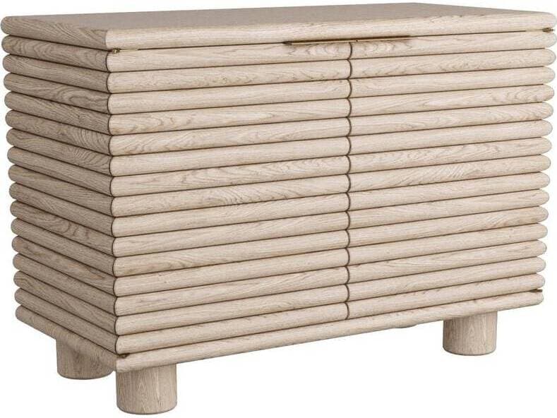 Arteriors Home Seine Smoke Gray Oak Wood Accent Chest