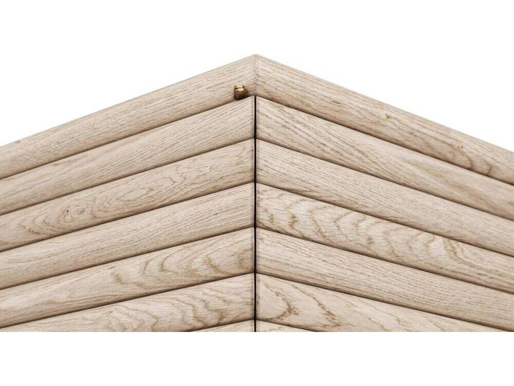 Arteriors Home Seine Smoke Gray Oak Wood Accent Chest