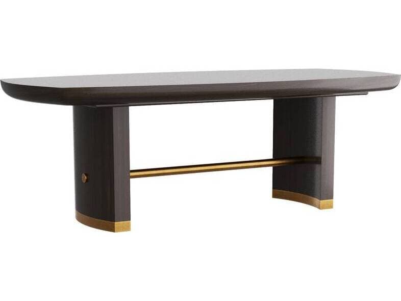 Arteriors Home Pembroke Rectangular Wood Ebony Dining Table