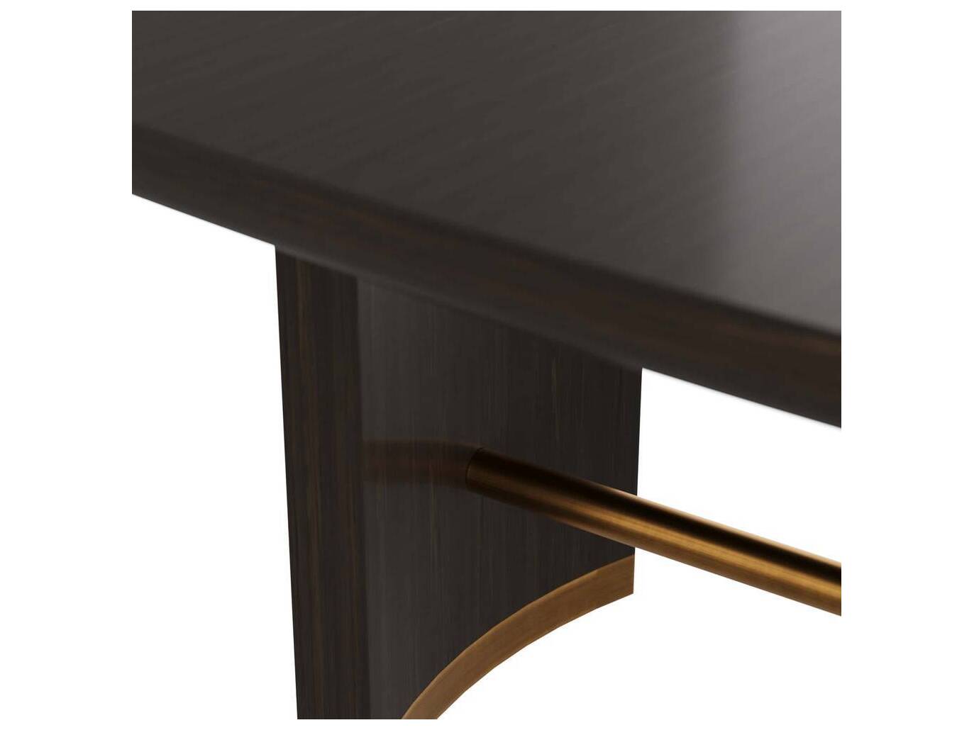Arteriors Home Pembroke Rectangular Wood Ebony Dining Table