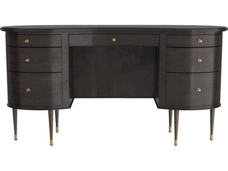 Arteriors Home Ebony Oak Wood Writing Desk