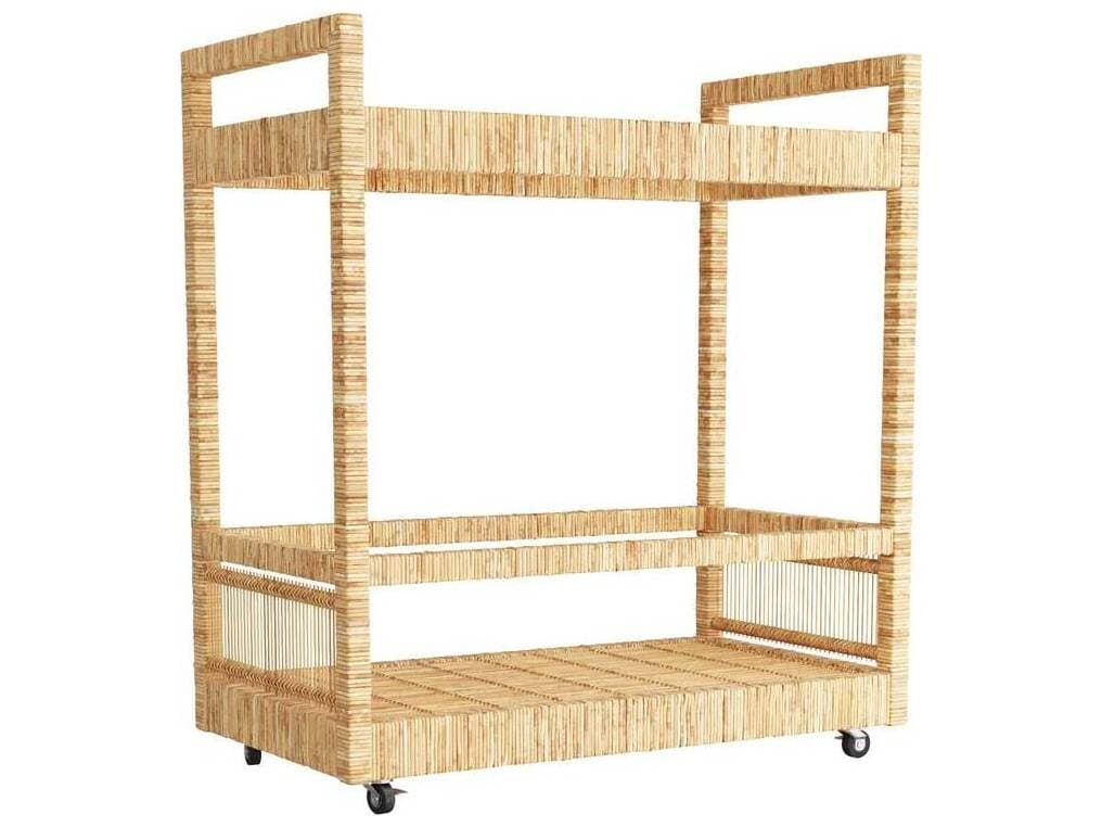 Arteriors Home Wood Natural Bar Cart
