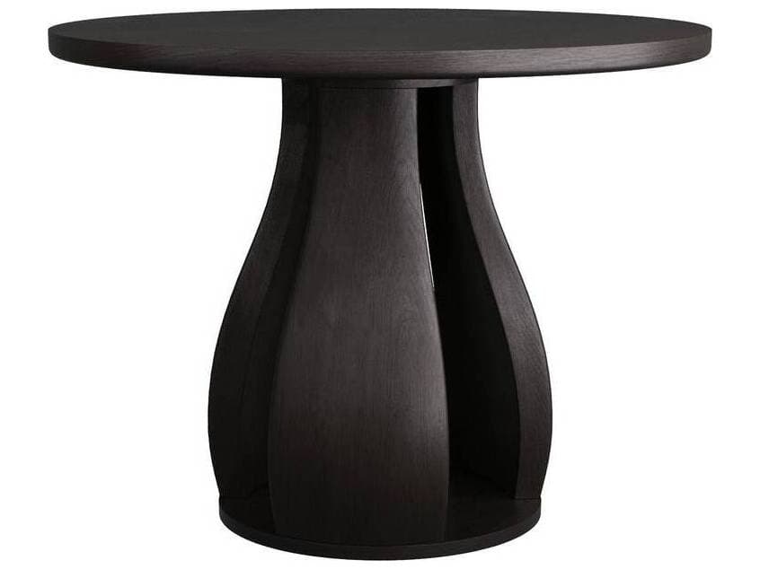 Arteriors Home Samara Round Wood Ebony End Table