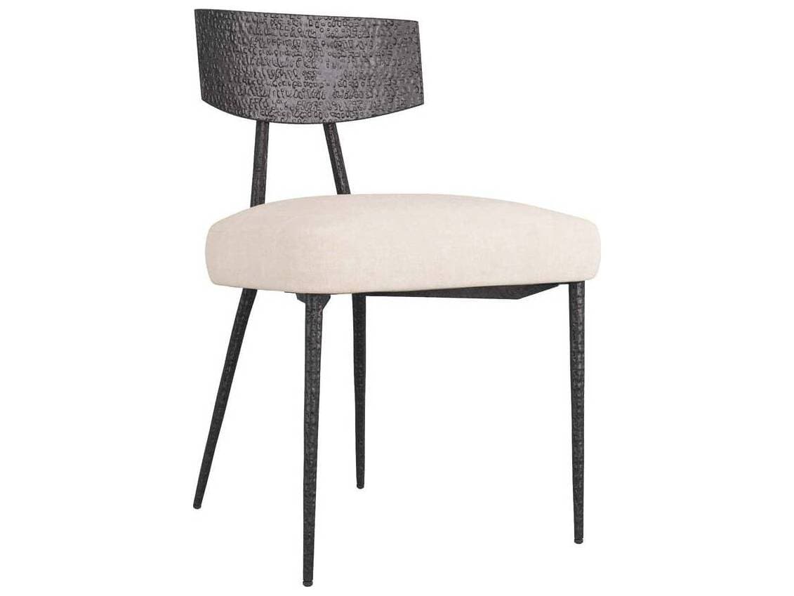 Arteriors Home Reynard White Upholstered Armless Dining Chair