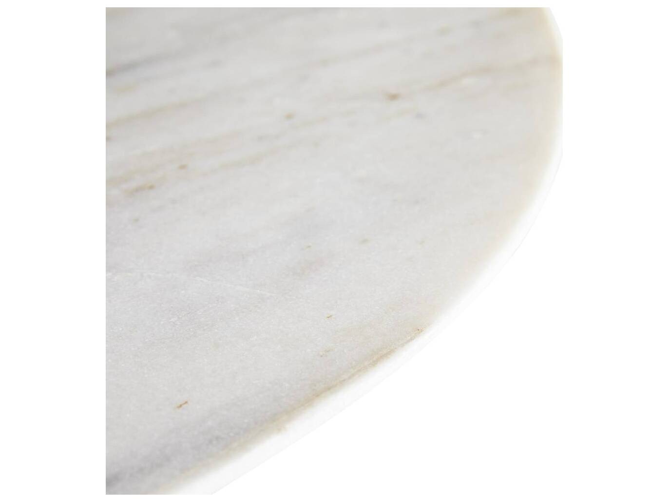 Arteriors Home Celeste White Black Round Marble Bar Table