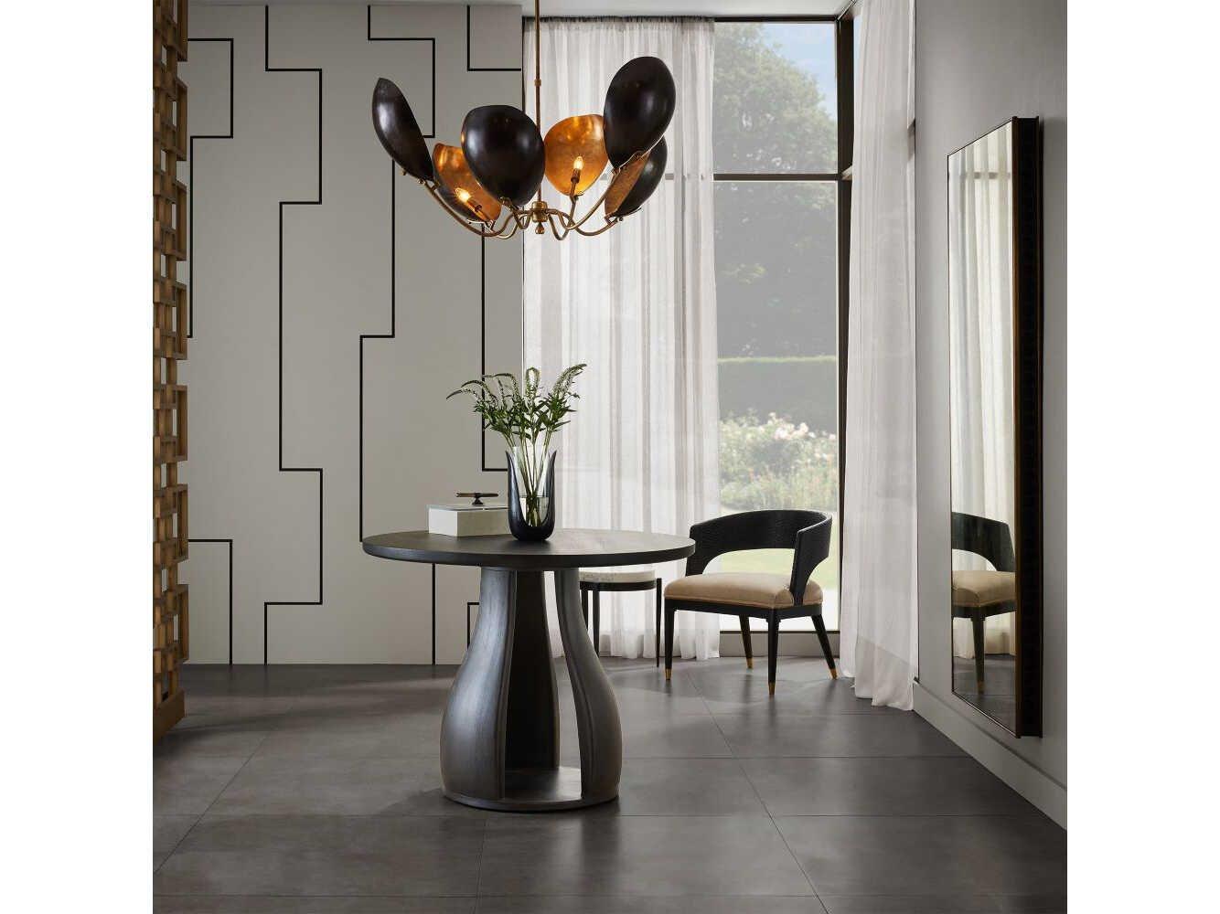 Arteriors Home Mahogany Wood Dining Room Set