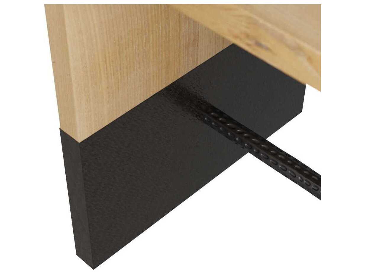 Arteriors Home Lyle Rectangular Wood Bronze End Table