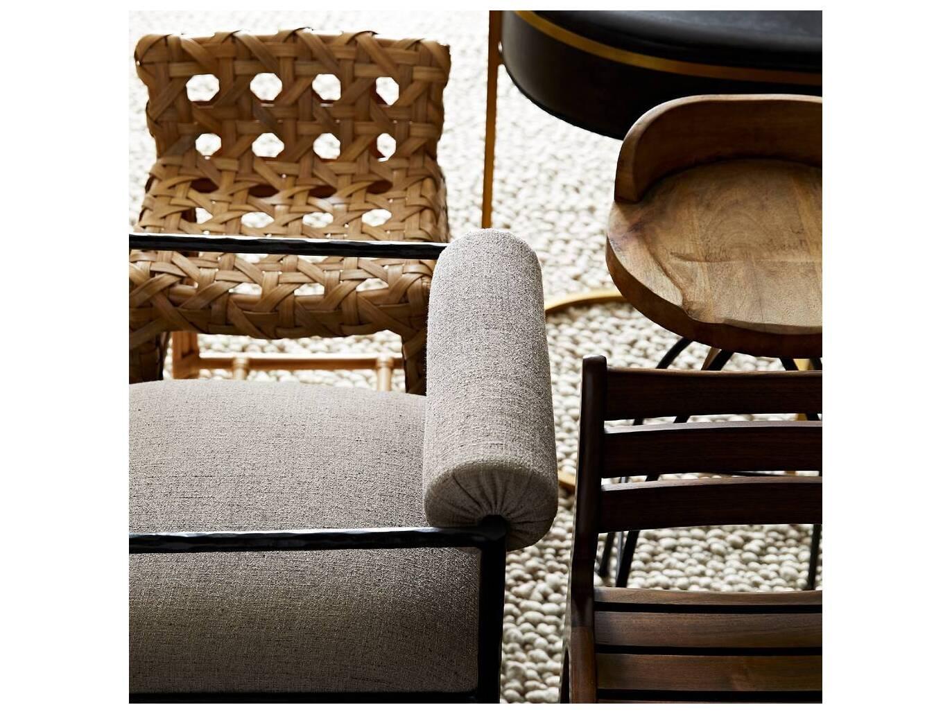 Arteriors Home Henson Swivel Sanblast Antique Wax Counter Stool