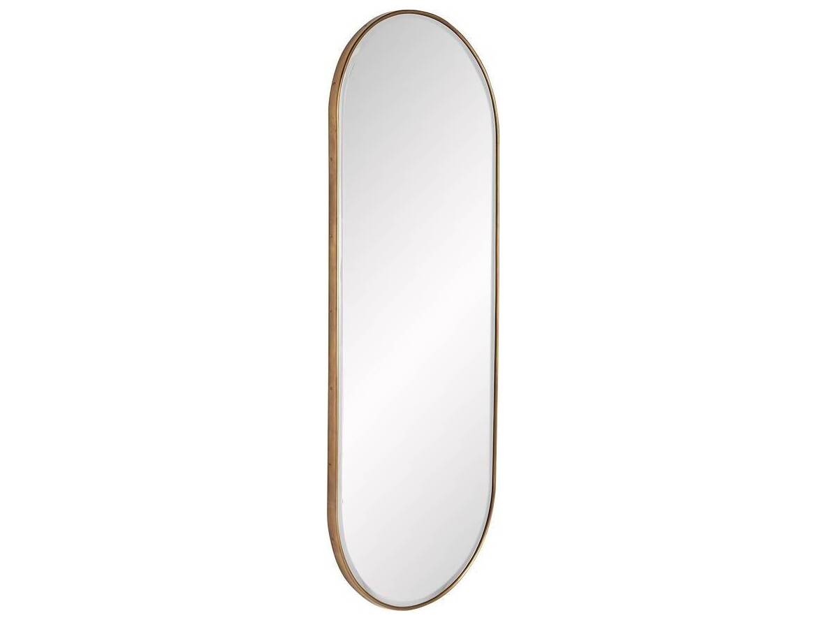 Arteriors Home Vaquero Vintage Brass Oval Wall Mirror