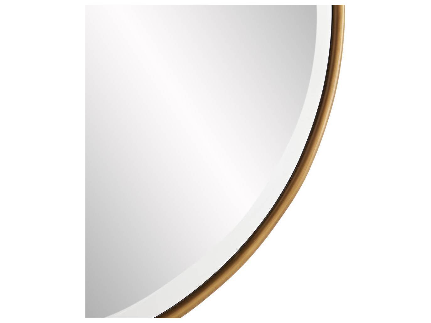 Arteriors Home Vaquero Vintage Brass Oval Wall Mirror