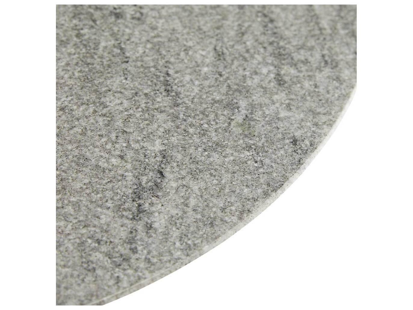 Arteriors Home Theodore Round Marble Ebony End Table