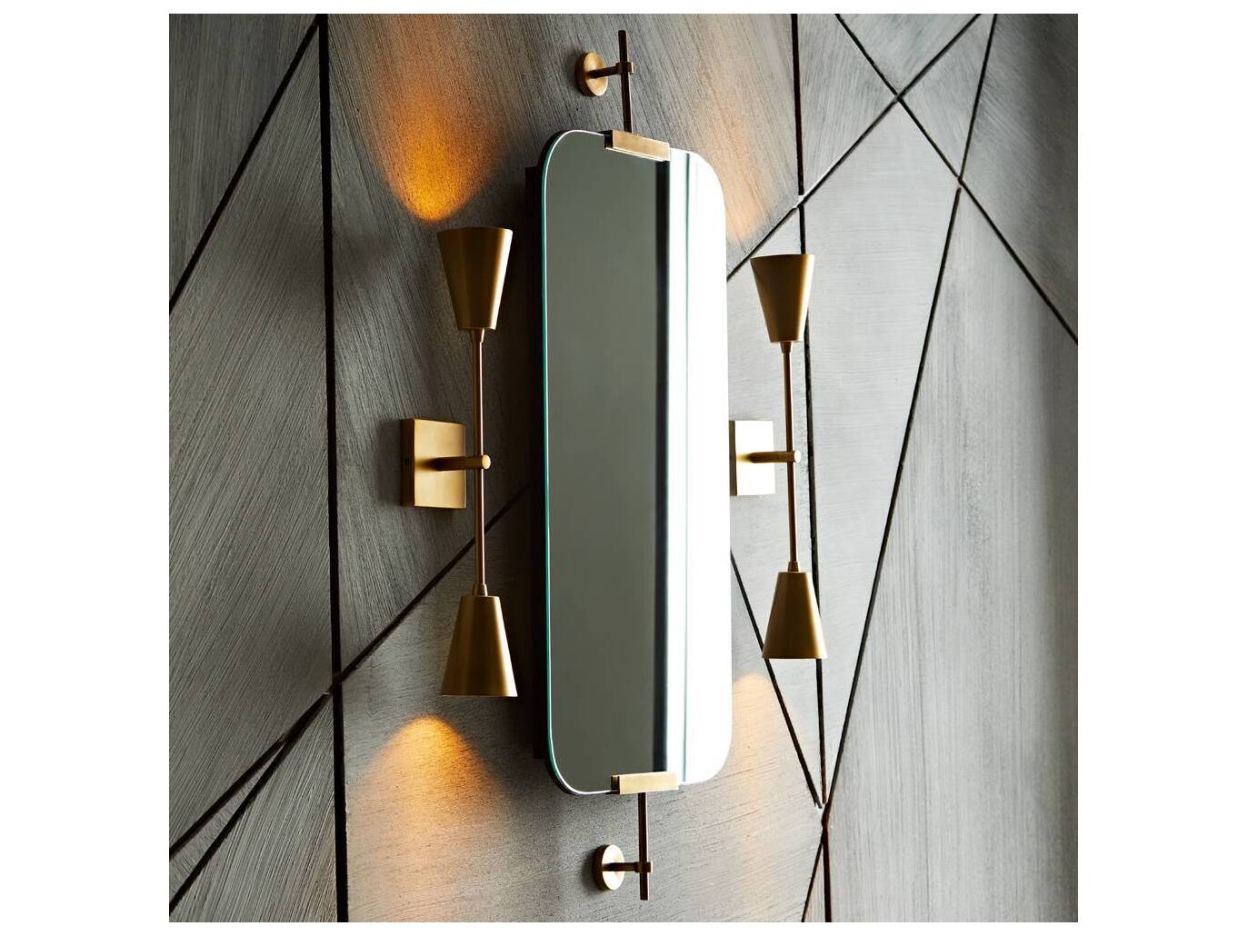 Arteriors Home Madden Antique Brass Wall Mirror