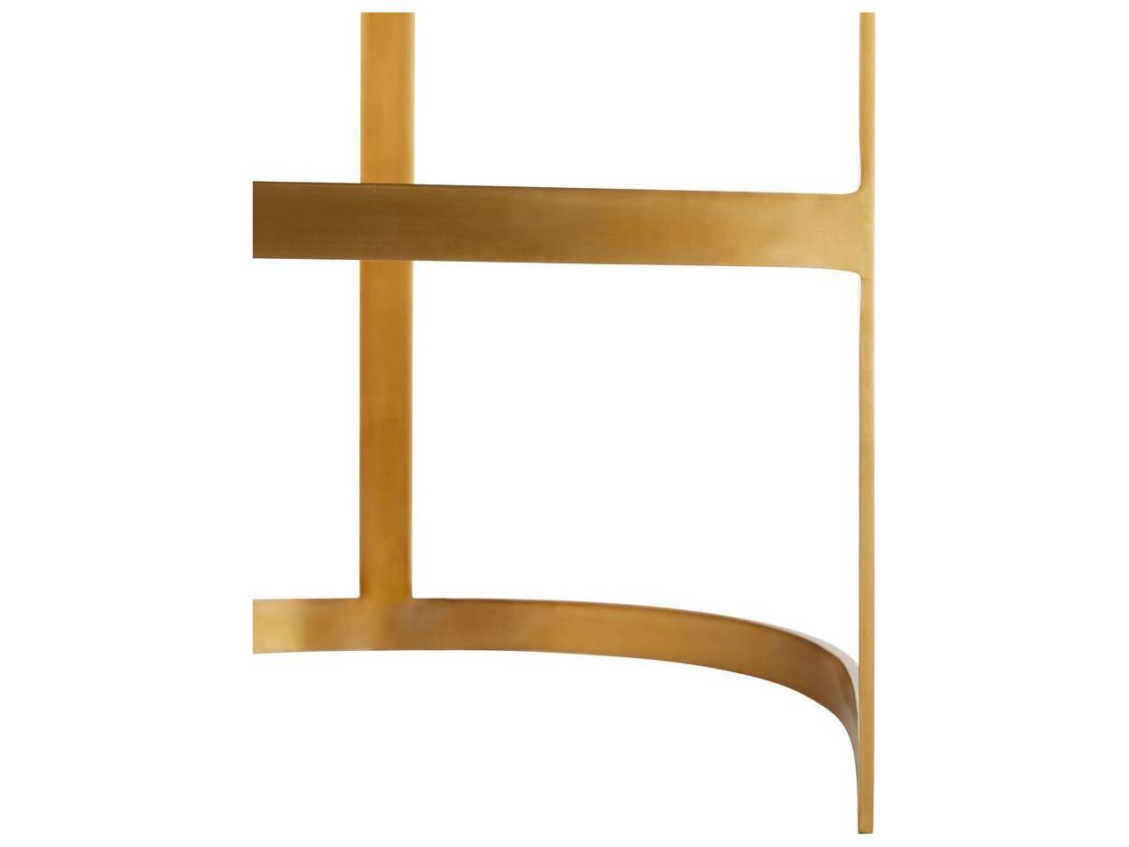 Arteriors Home Tatum Morel Antique Brass Leather Bar Stool