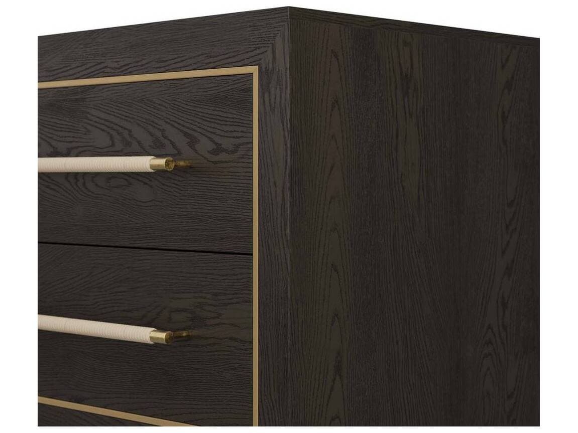 Arteriors Home Puckett Rectangular Wood Ebony End Table