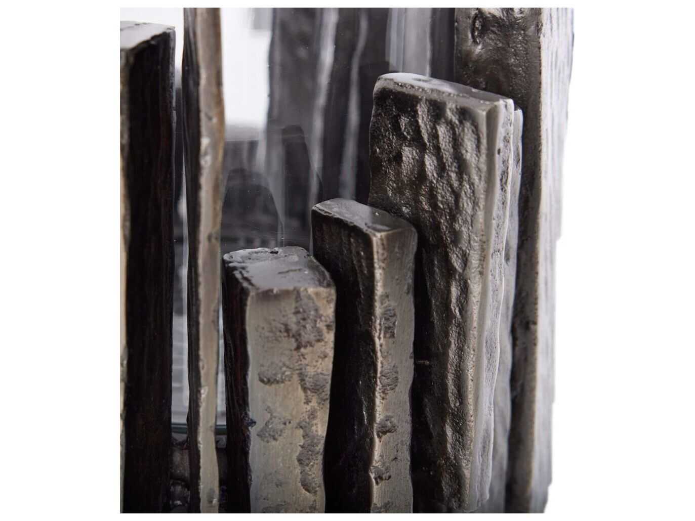 Arteriors Home Salvator Antiqued Aluminum Hurricane