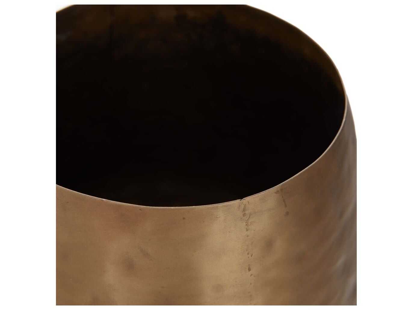 Arteriors Home Soledad Antique Brass Vase