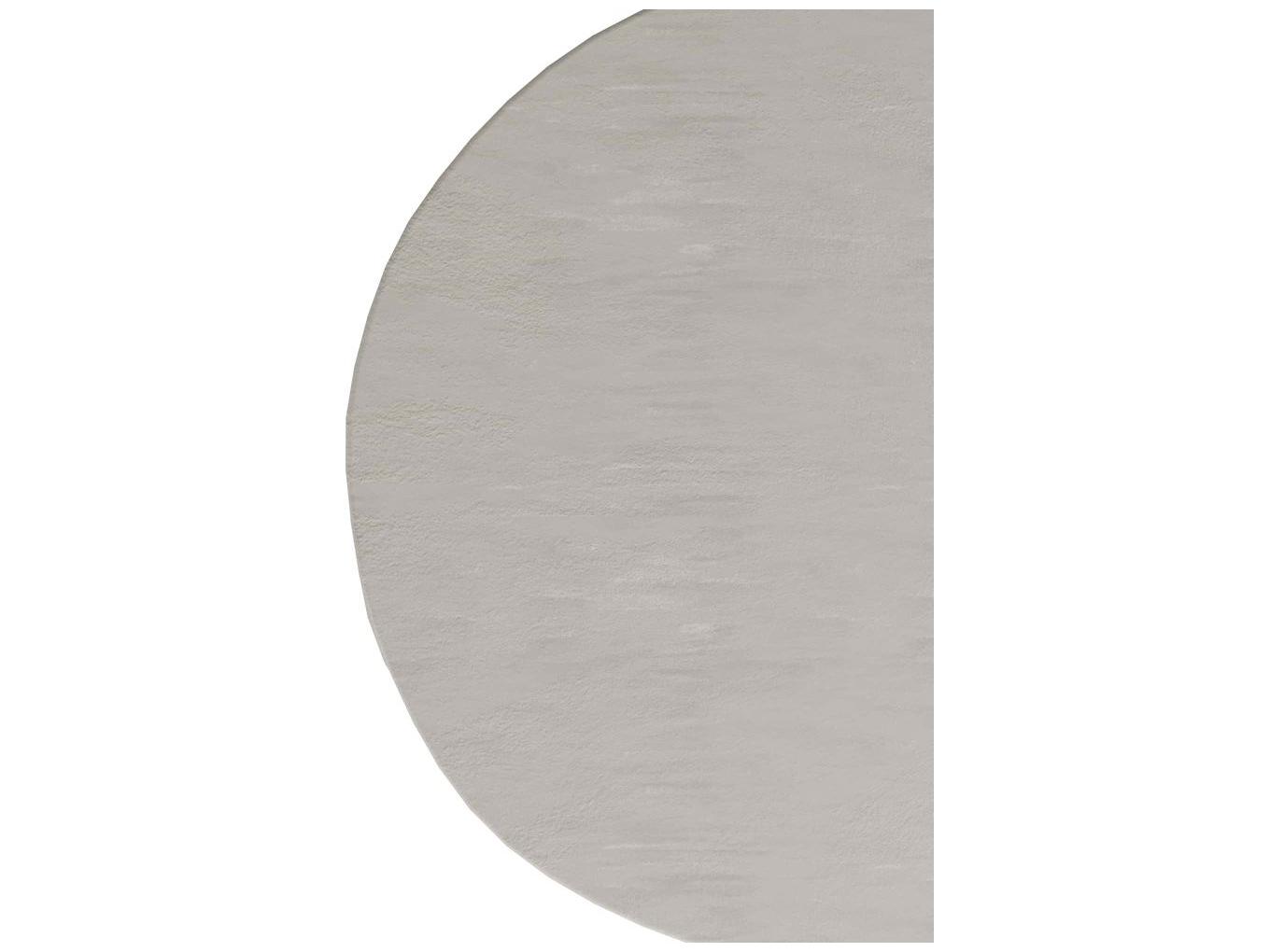 Arteriors Home Reiko Round Metal White Gesso End Table